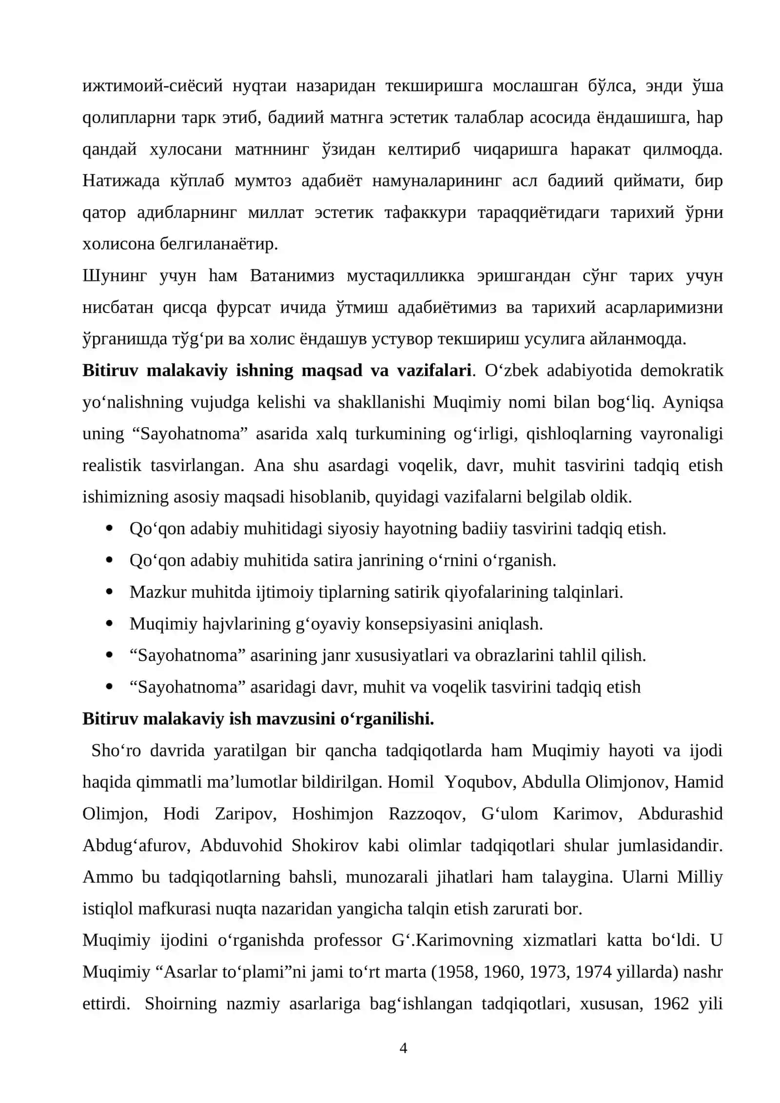 Muqimiyning “Sayohatnoma”sida davr, muhit, voqelik tasviri 4