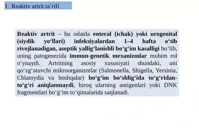 Reaktiv artrit 4