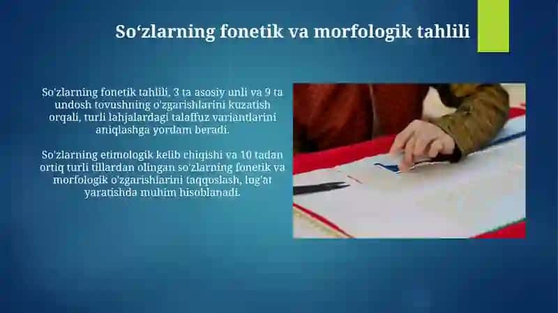 O‘zbek shеvalaridagi o‘zlashgan so‘zlar lug’atini shakllantirish 4