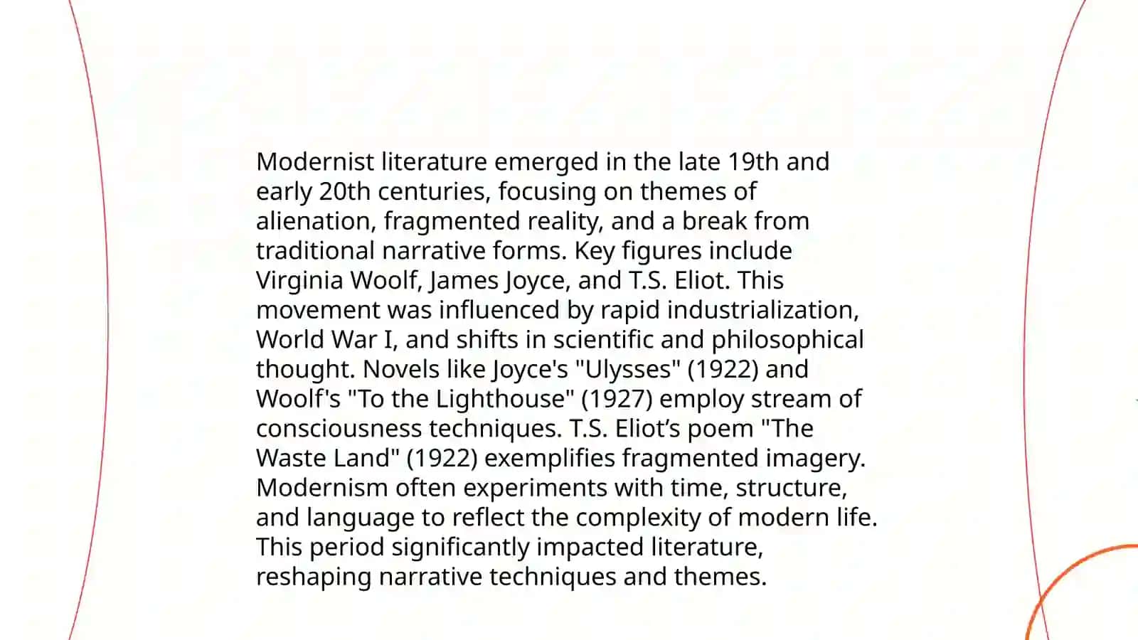 Modernism 4