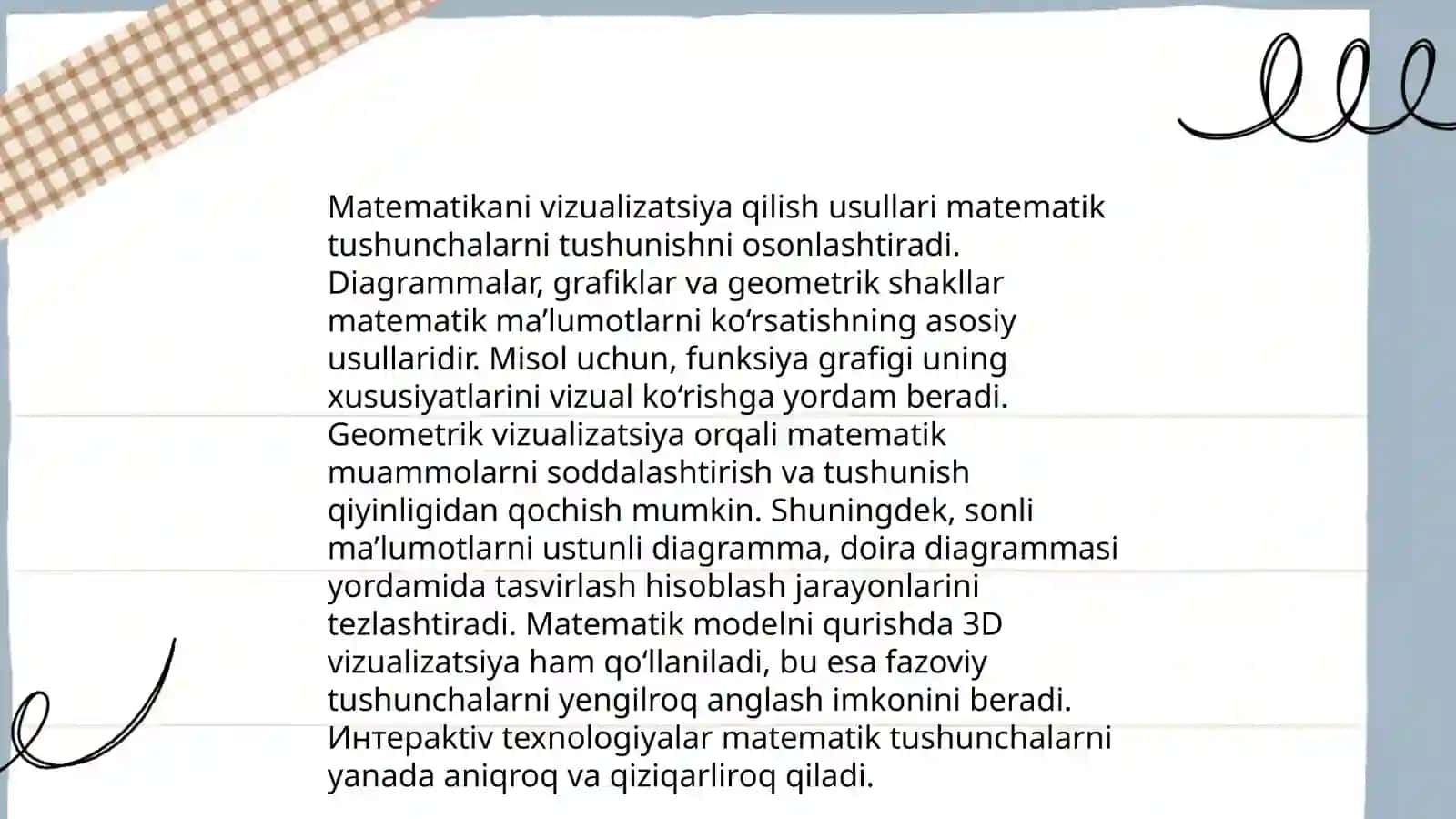 Matematika oʻqitishning ilmiy metodlari 4