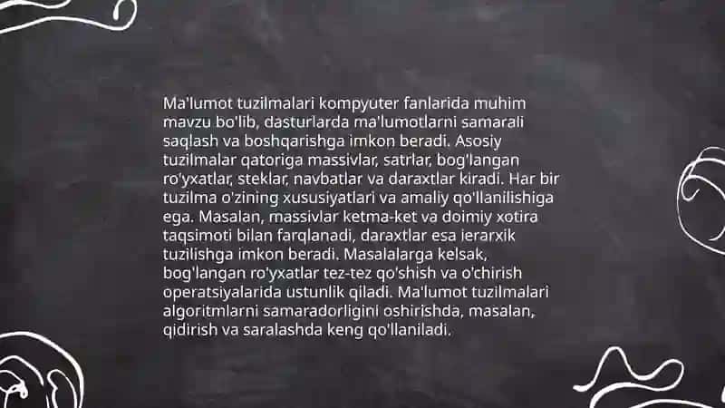 Malumotlarni qidirish va tartiblash nazariyasi 4