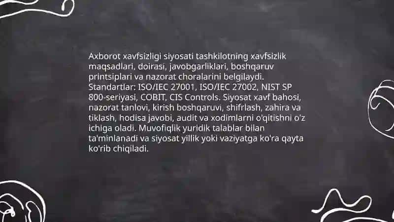 Axborot Xavfsizligi 4