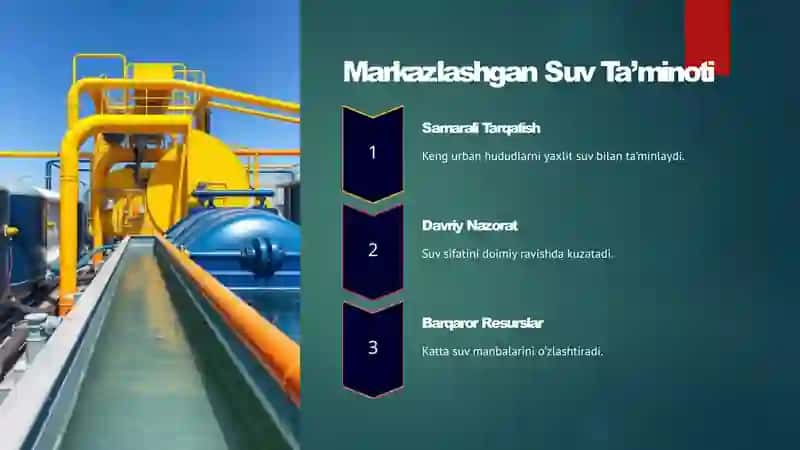 Mahalliy va Markazlashgan Suv Ta’minoti 4