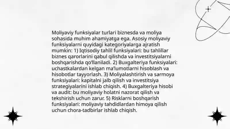 Moliyaviy mohiyati va funksiyalari 4