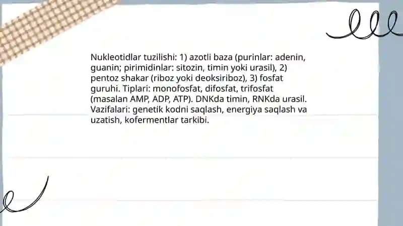 Nuklein kislotalari 4