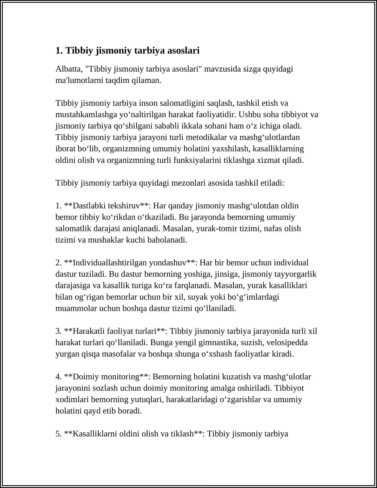 TIBBIY JISMONIY TARBIYA ASOSLARI 4