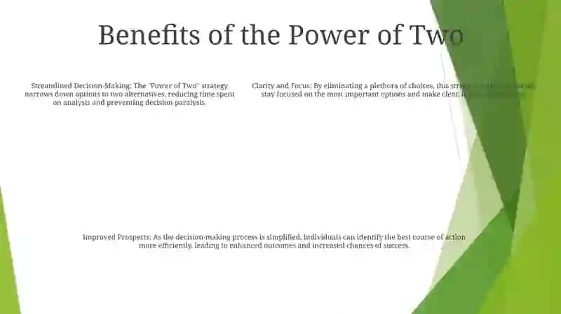 "The Power Of Two" Strategy 4