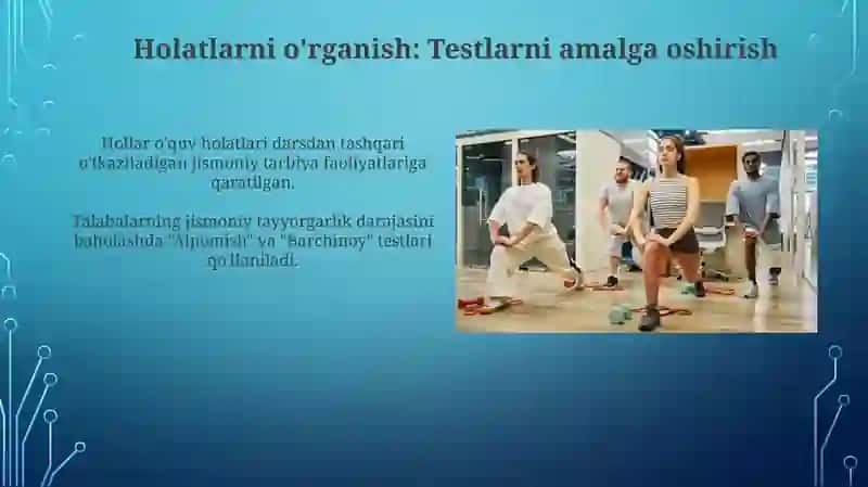 Jismoniy tayyorgarlik va sinfdan tashqari ishlar 4
