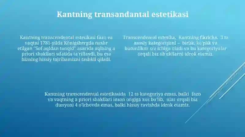 Aristotel, Farobiy va Kant ontologiyasida kategoriyalarning tasnifi 4