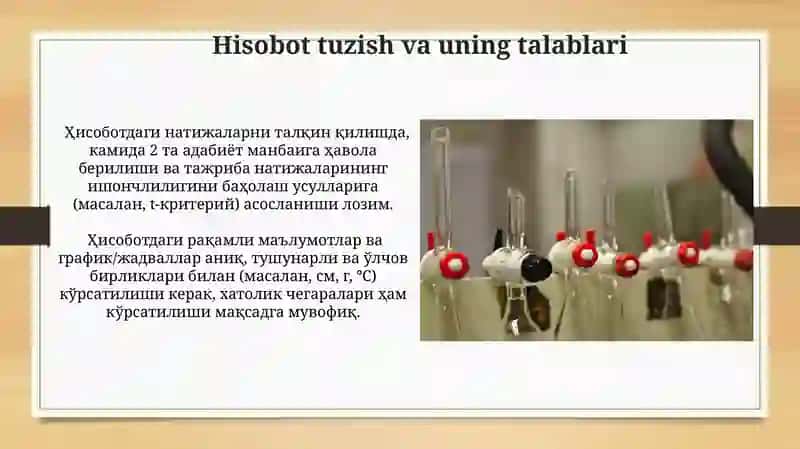 Biologiyadan labaratorya mashg'ulotlarini tashkel qilish metodikasi 4