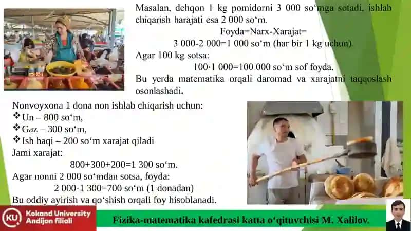 IQTISODCHILAR UCHUN MATEMATIKA 4