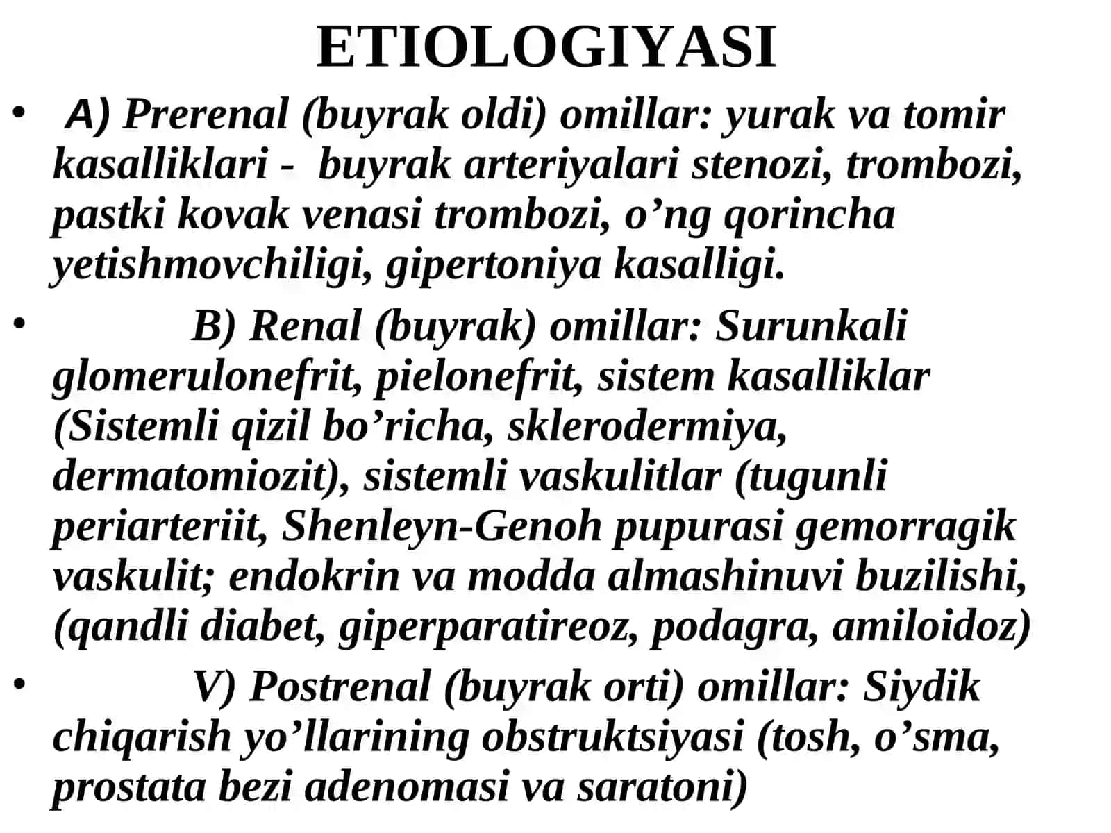 Surunkali buyrak yetishmovchiligi 4