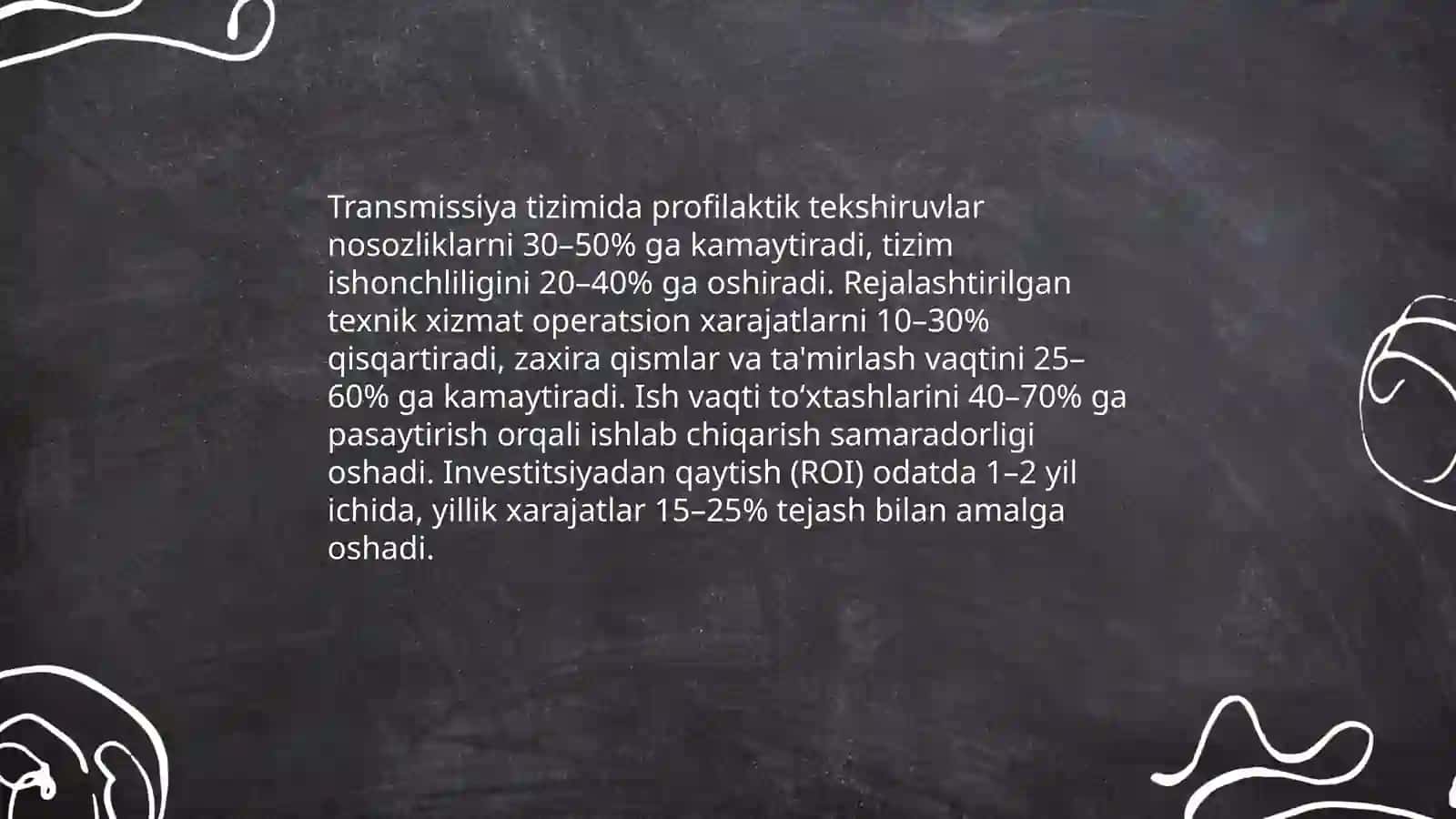 Transmissiyaga texnik xizmat kursatishning ishonchlilik va xavfsizlikdagi ahamiyati 4