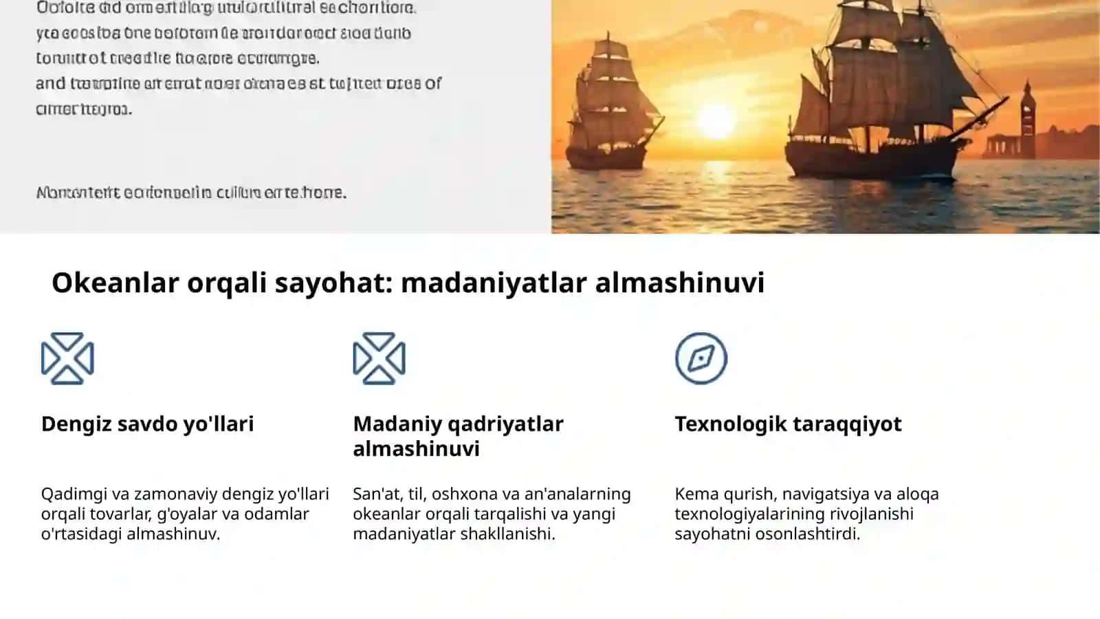 Geografik kashfiyotlar: dunyo munosabatlari 4