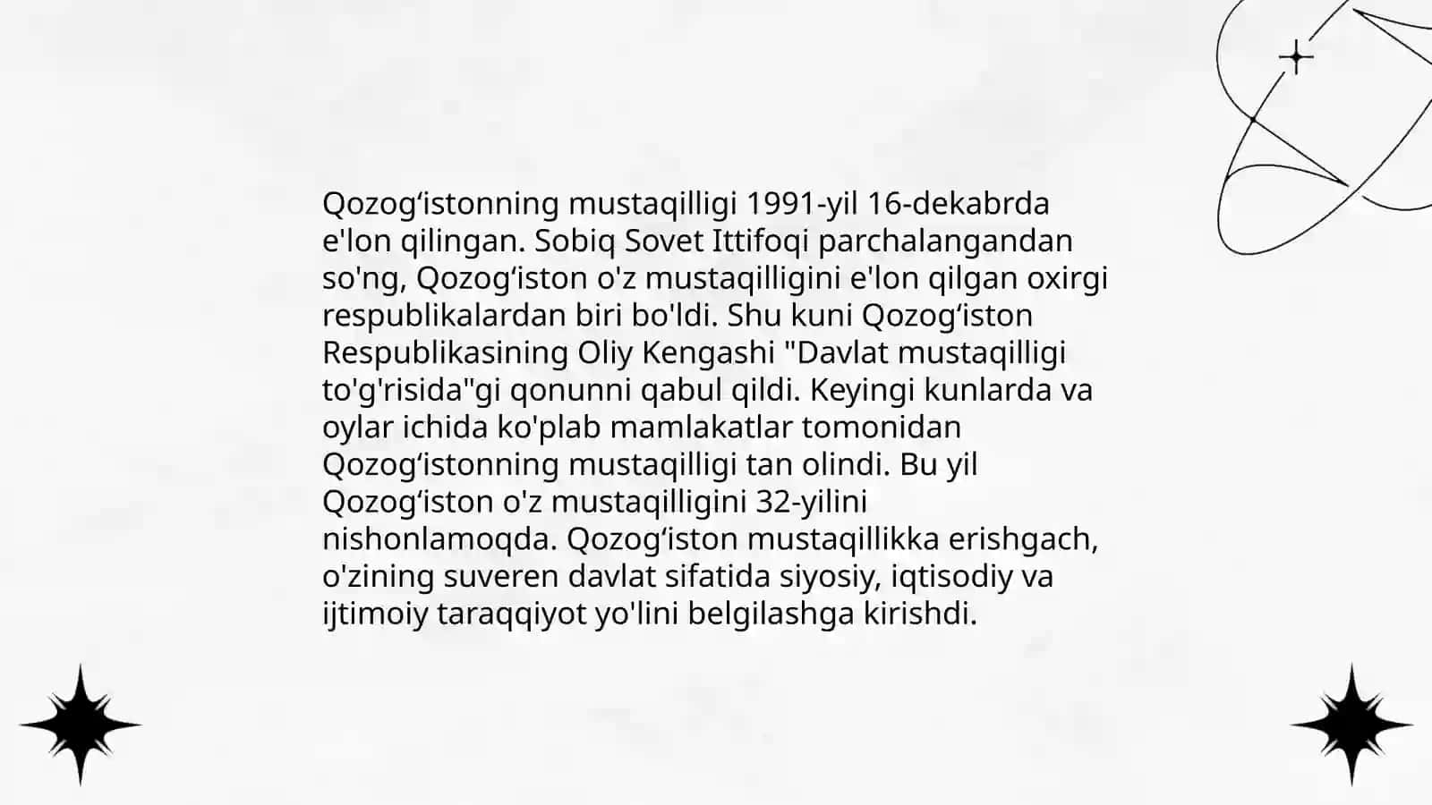 Oʻzbekiston mustaqilligi tan olingan yil 4