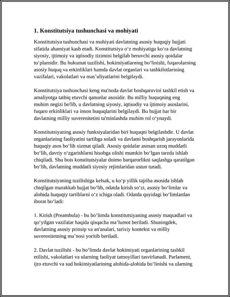 KONSTITUTSIYANING MOHIYATI VA TUZILISHI 4