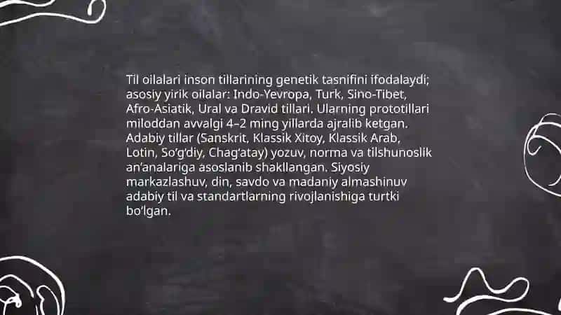 Tillar Tarixi va Shevasi 4