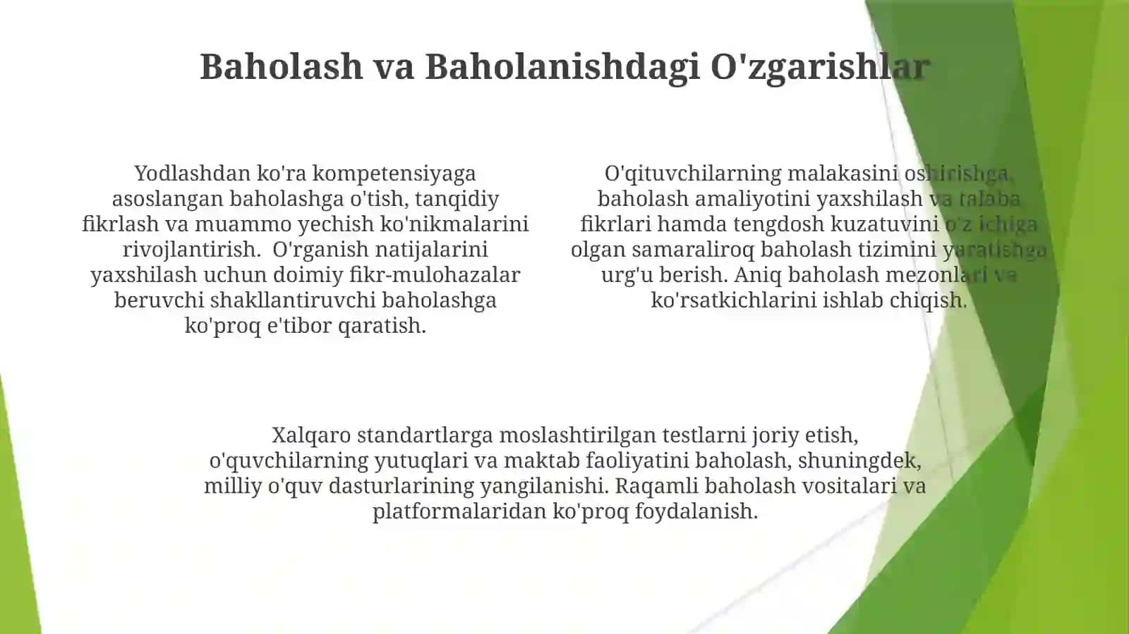 O'zbekiston Respublikasida ta'lim sohasida amalga oshirilgan islohotlar 4