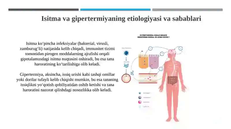 Isitmaning gipertermiyadan farqlovchi xossalari 4