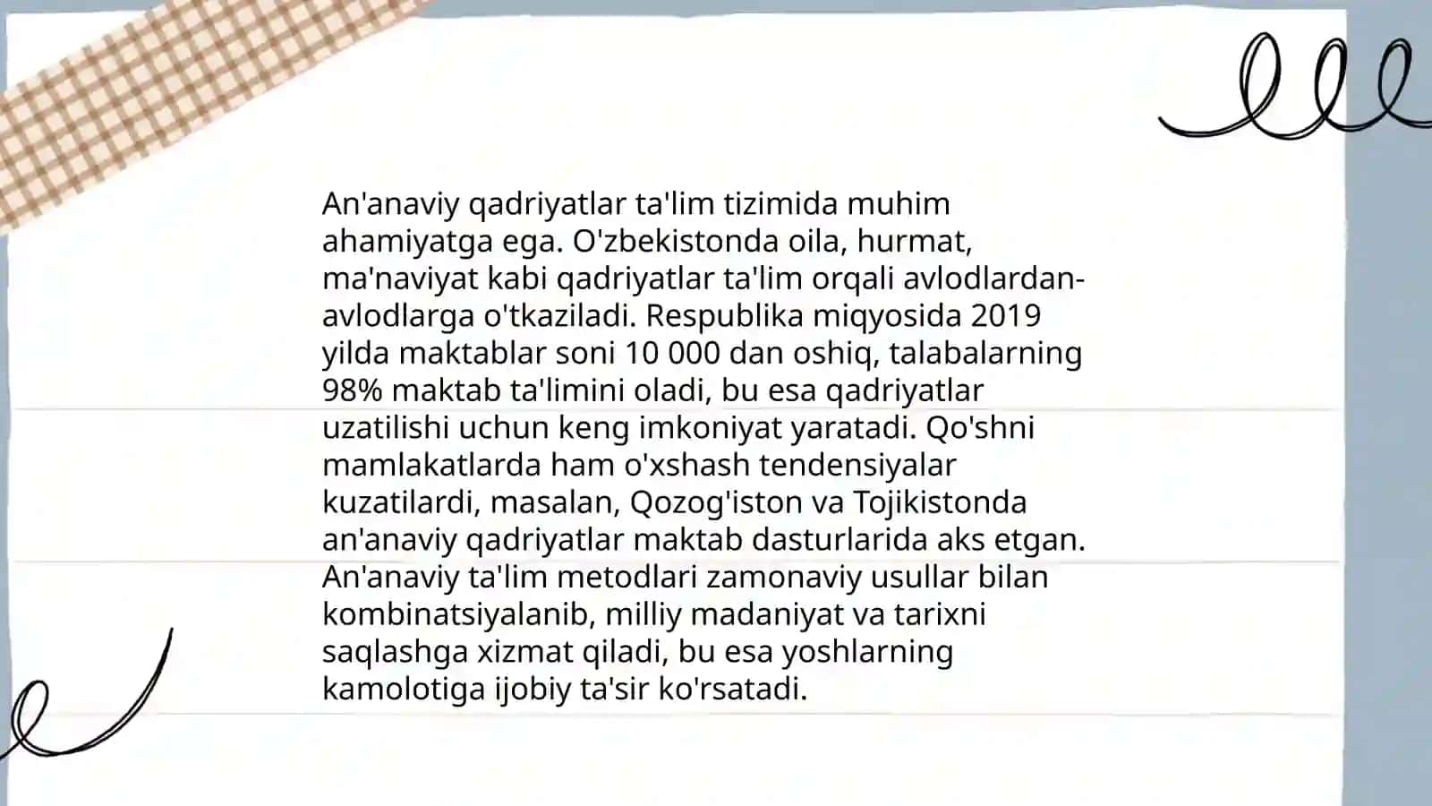 Ta'lim tizimida milliy tarbiyani amalga oshirish imkoniyatlari 4