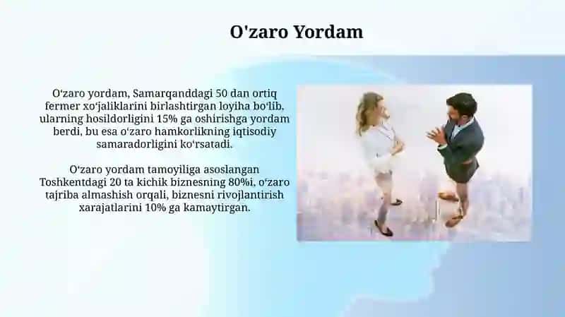 O'zaro Hurmat va Ishonch 4