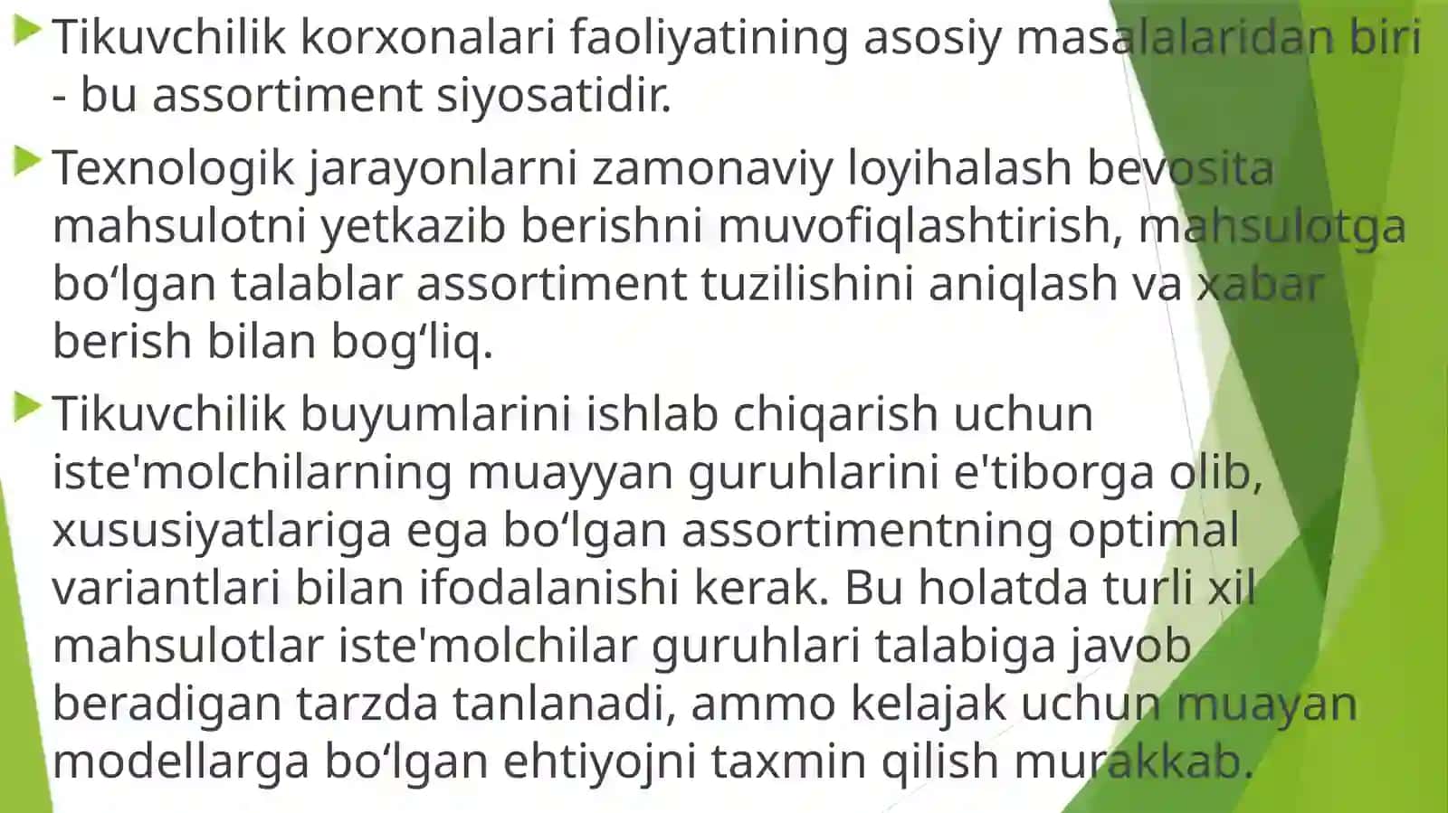 Texnologik jarayonlarni loyihalashga umumiy talablar 4