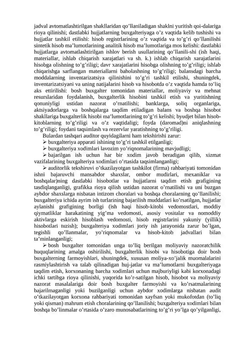 SOLIQLAR XISOBI VA TO'LOVI MUAMMOLARI AUDITI 4