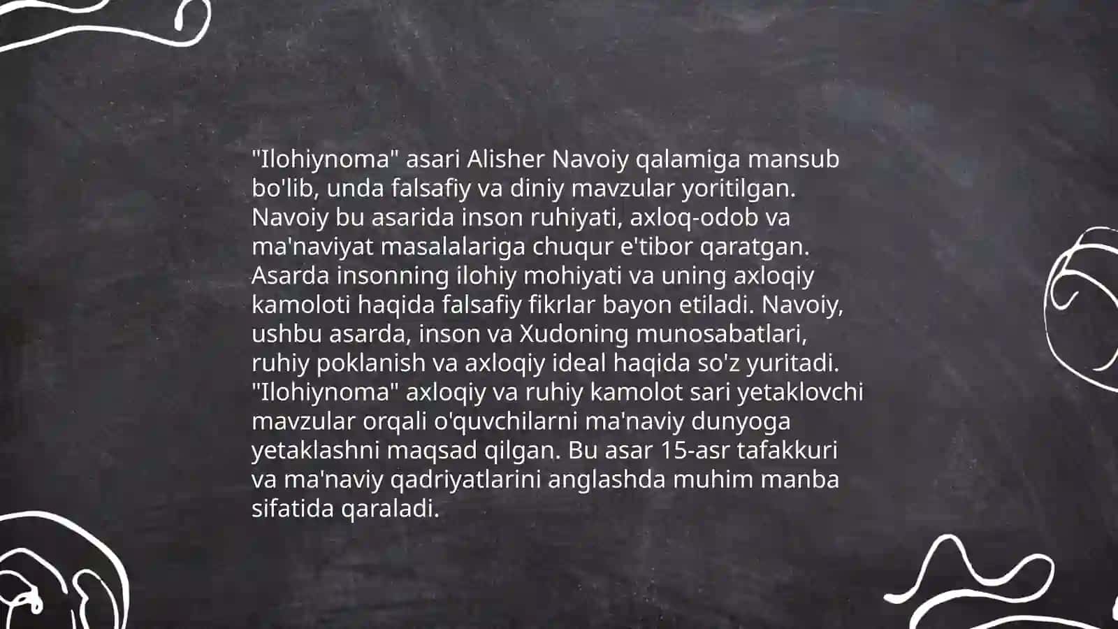 Farididdin Attorning "Ilohiynoma" asarining ma'rifiy ahamiyati 4