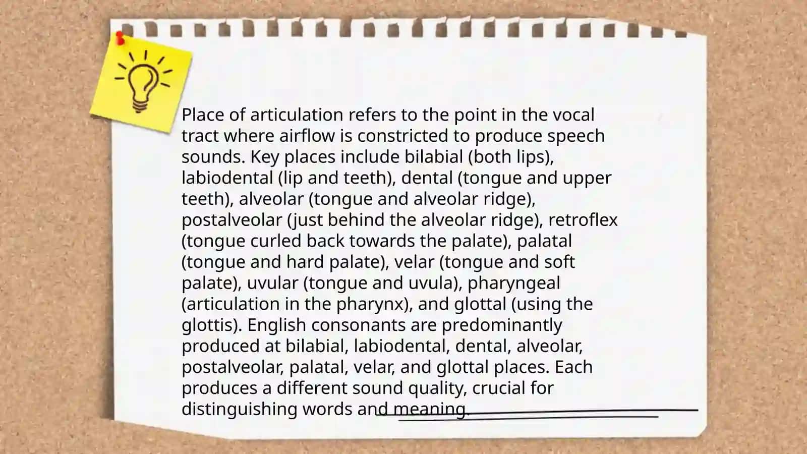 Classifications of Consonants 4