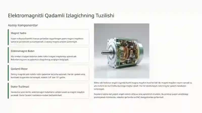 Elektromagnitli Qadamli Izlagichlar: AsoslarivaAmaliyoti 4