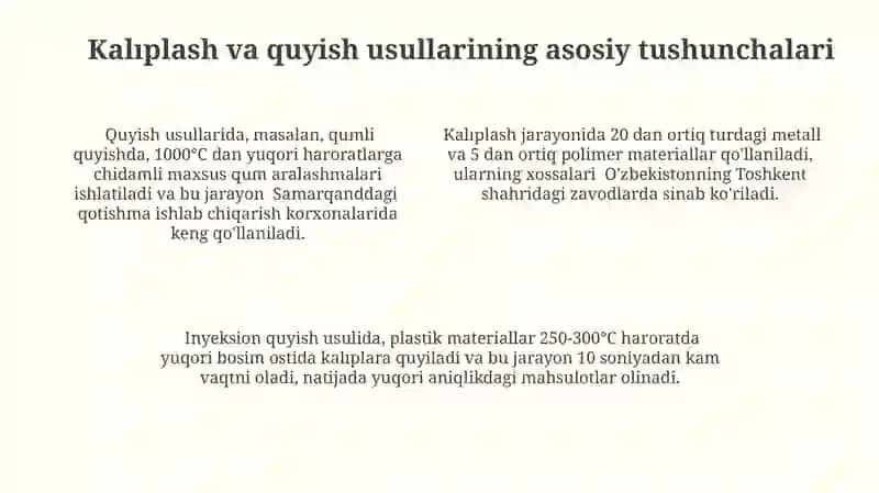 Plastik ommaviy quyish usullari 4