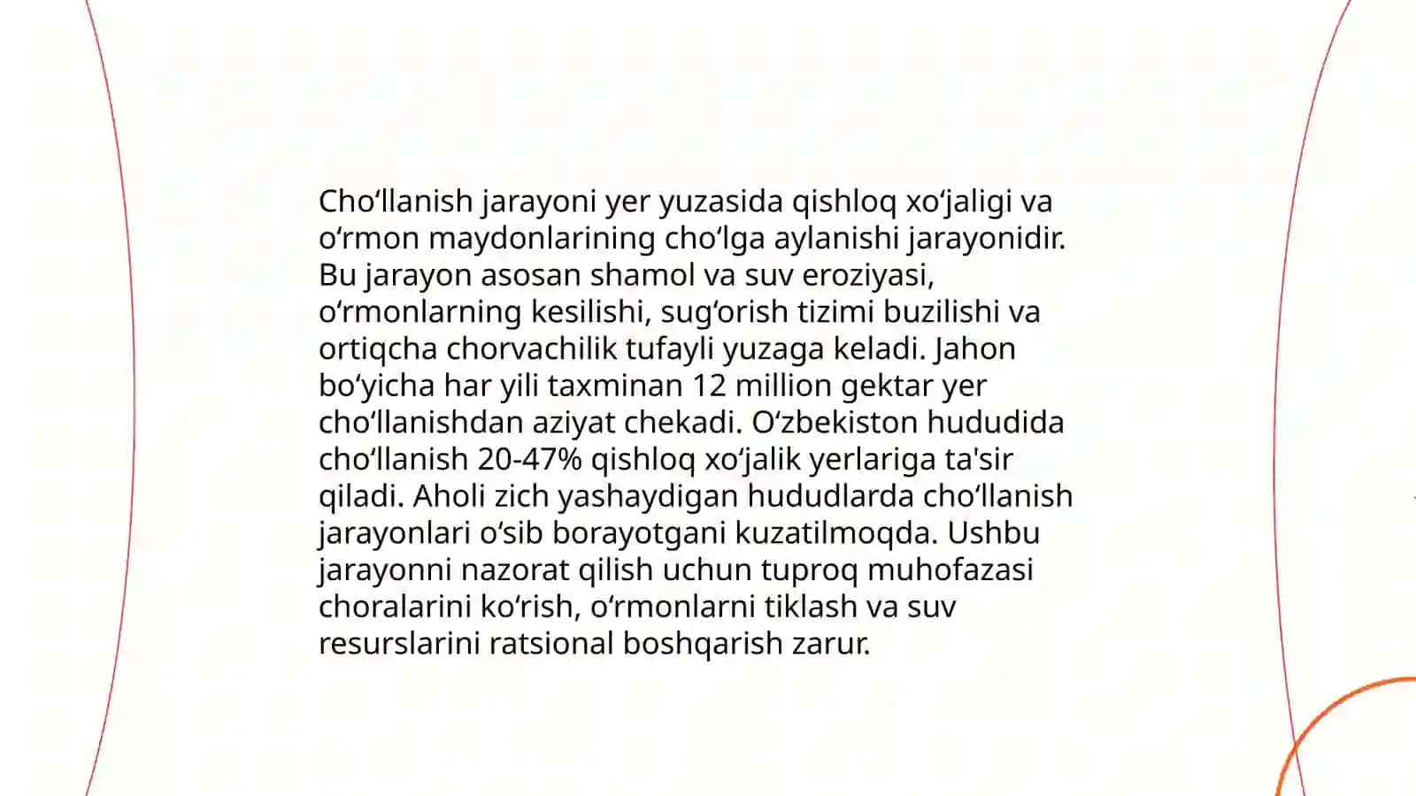 Geoekologik muammolarning turlari va tarqalishini tahlil qilish 4