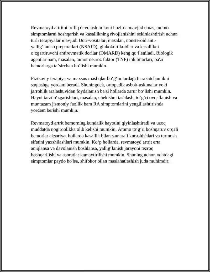 REFERAT TOSHKENT DAVLAT TIBBIYOT UNIVESTITETI 4