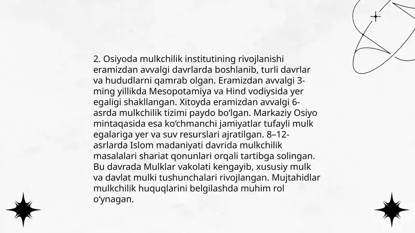 Evropada mulkchilik institutining tarixi 4