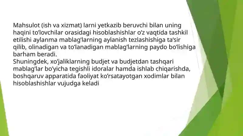 Pul mablag'larining hisobi 4