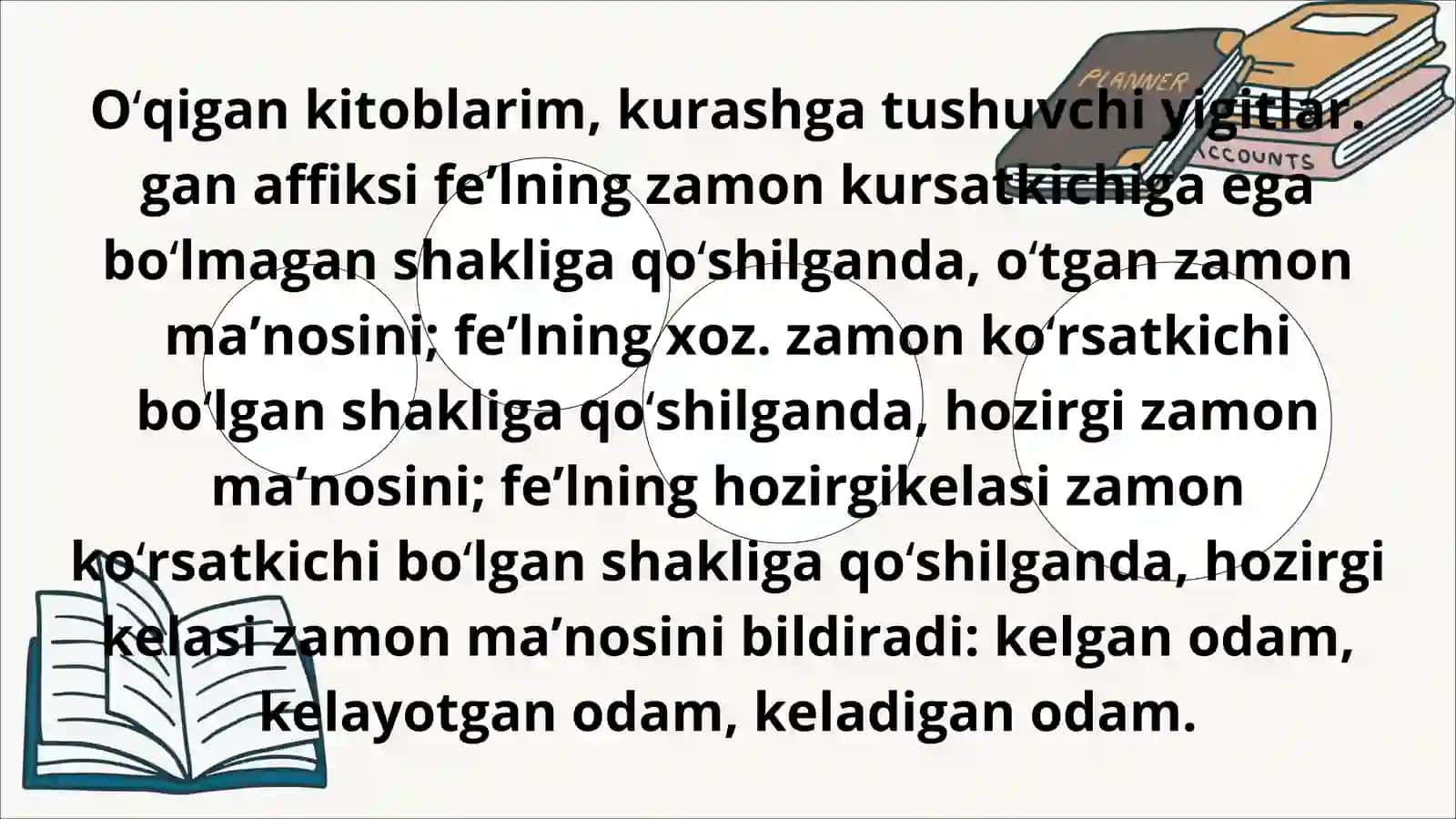 Sifatdosh va harakat nomi,ularning grammatik manosi yaralishi 4