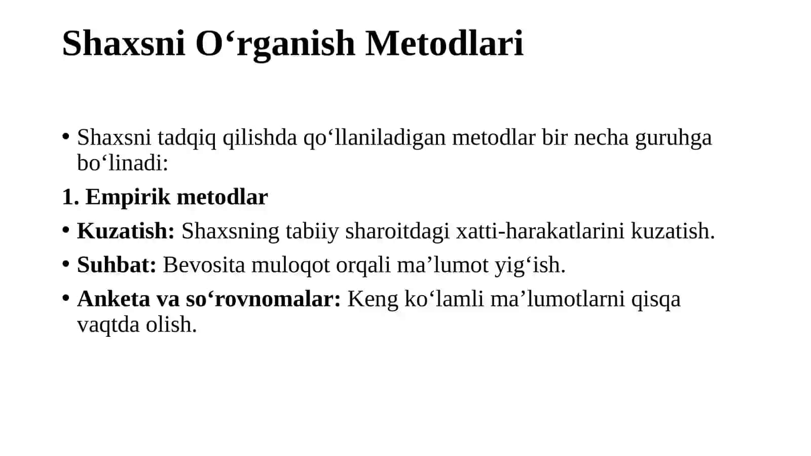 Shaxs psixologiyasi 4