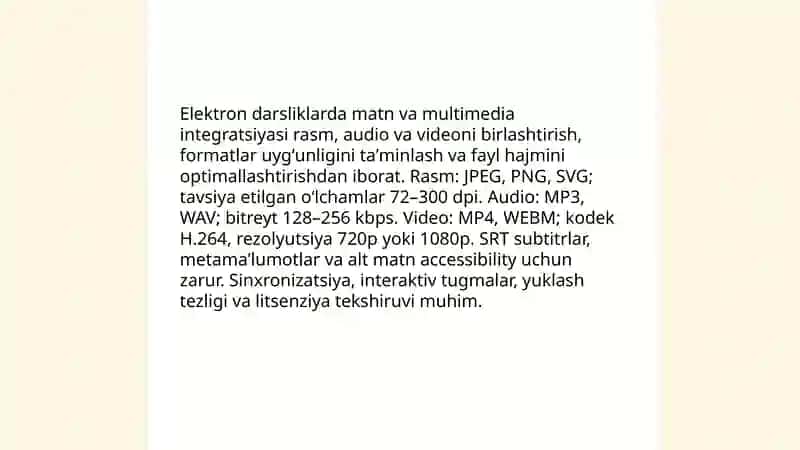 Elektron darslik yaratuvchi dasturlar bilan ishlash 4