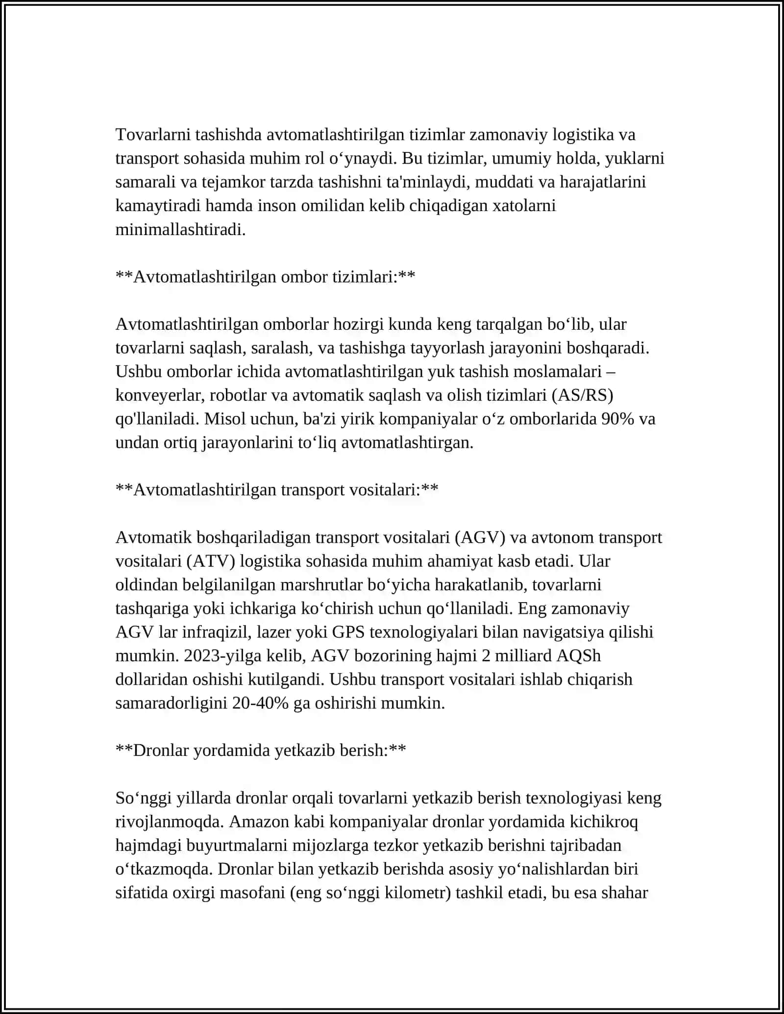 PAXTANI QABUL QILISH VA TASHISHDA MEXANIZMLARDAN FOYDALANISH 4