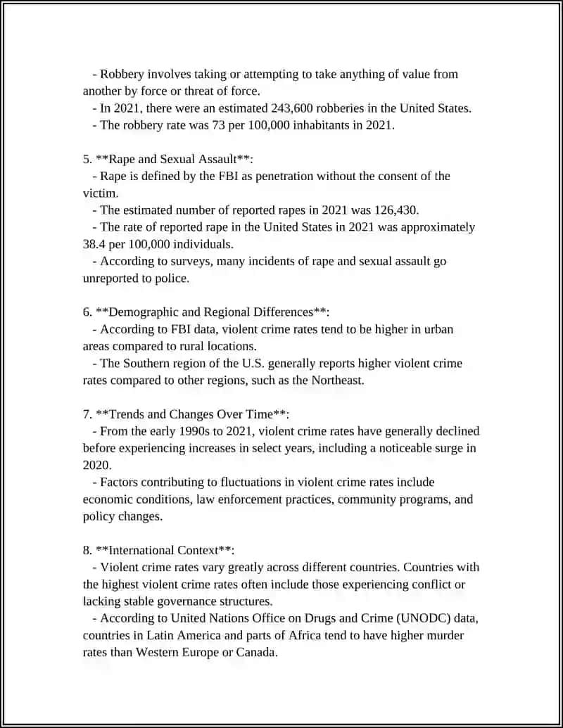 Violent Crime Overview 4