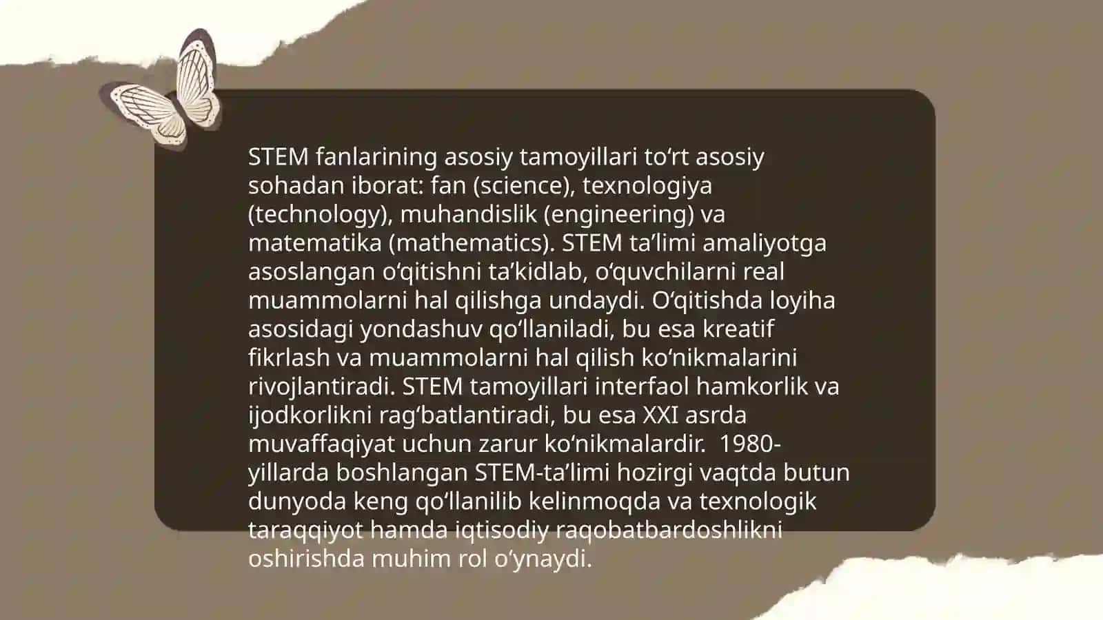 STEM va STEAM ta'lim tizimining solishtiruvi 4