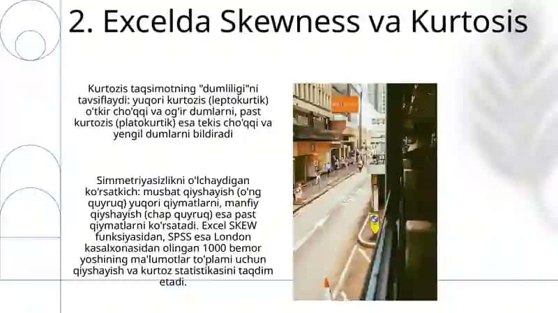 Excel va SPSS kompyuter dasturlarida markazga intilish va qochish 4