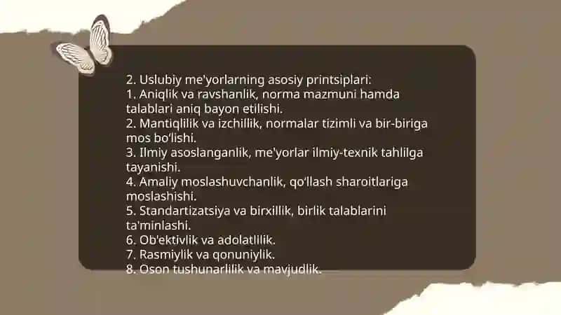 Uslubiy me'yorlar 4