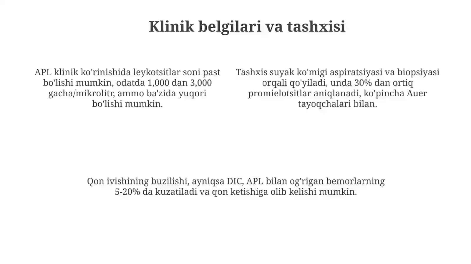 Òtkirpromielotsitar leykozetiologiyapatogenezklinikadavolashprinsiplari 4