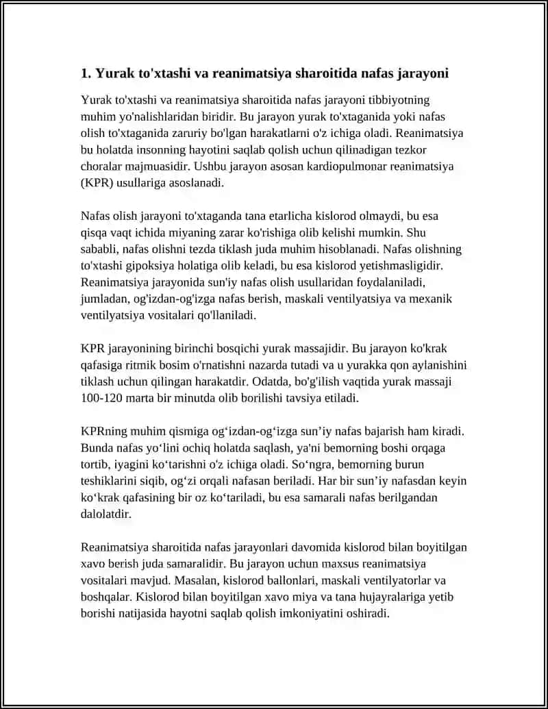 MAXSUS HOLATLARDA NAFAS JARAYONLARI 4