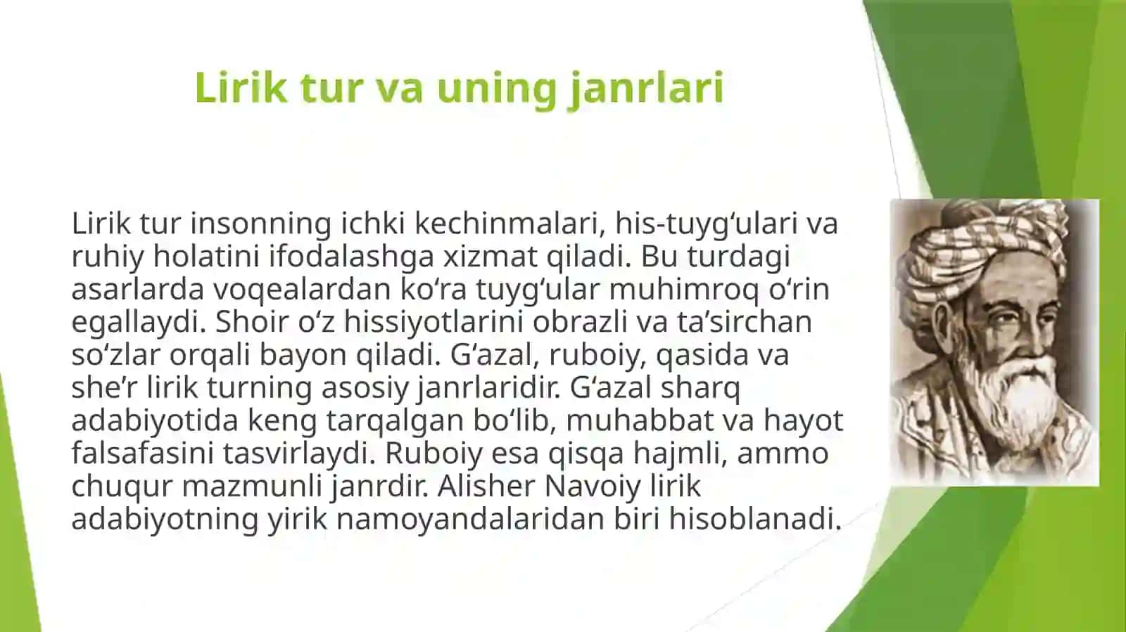 Adabiy turlar va janrlar 4