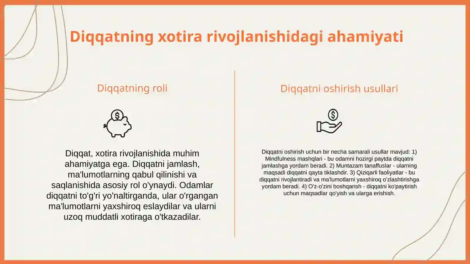 Bolani tekshirish bayonnomasi asosida uning diqqat, xotira, idrok va tafakkur nutqining xususiyatlarini tahlil qilish 4
