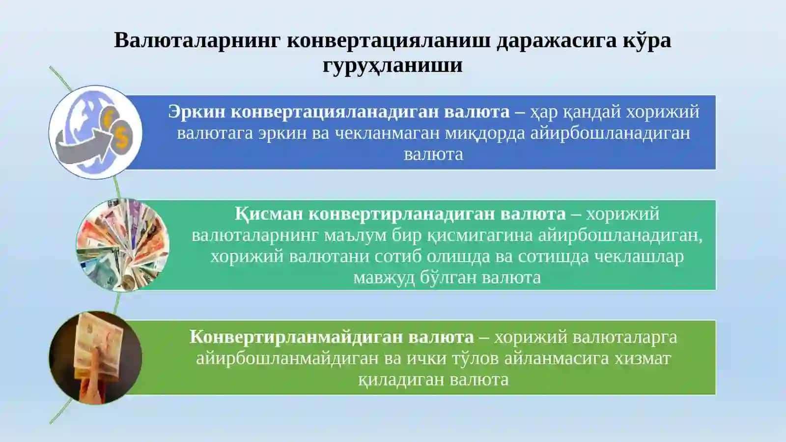 Миллий валюта курси ва унинг шаклланишига тасир етувчи омиллар 4