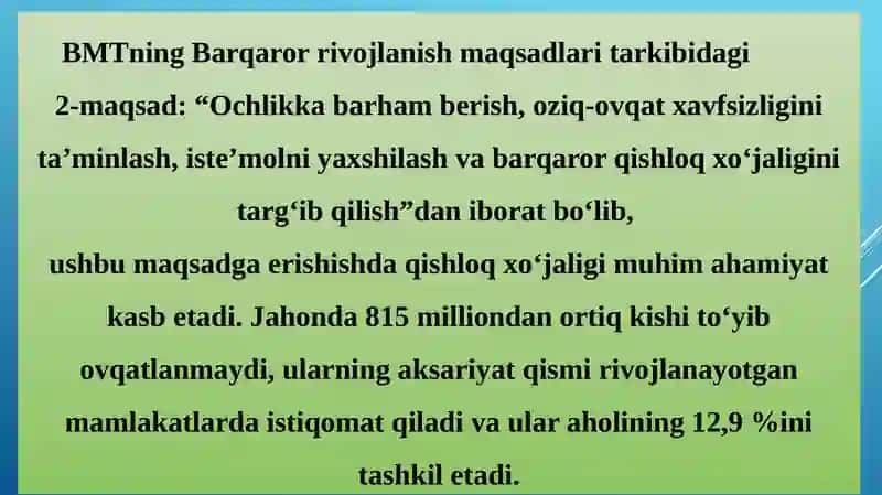 QISHLOQ XO‘JALIGINI “YASHIL IQTISODIYOT” ASOSIDA BARQAROR RIVOJANTIRISH YO‘LLARI 4